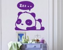 Sleeping Panda Nursery Decal